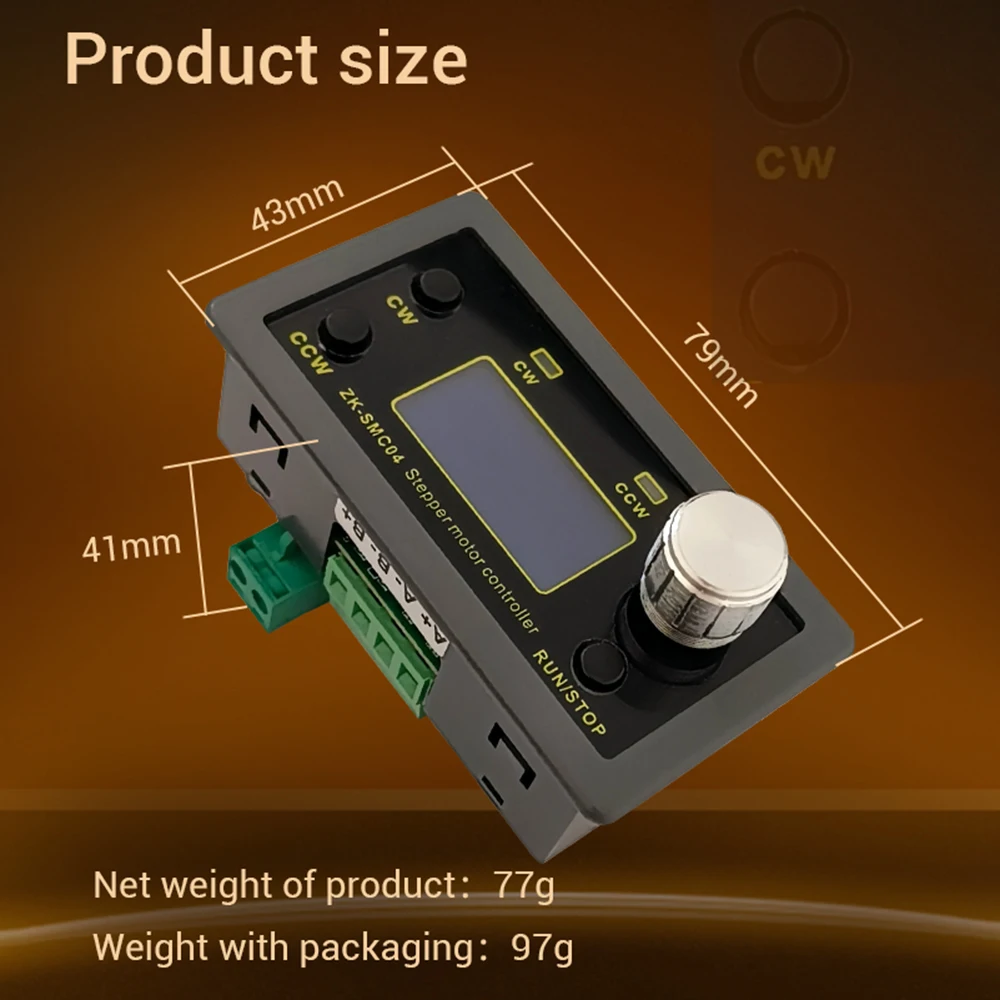 Hochleistungs-Stepper-Motor-Treiber SMC04 SMC02 All-in-One 42 57 Stepper-Motor Vorwärts-Rückwärts-Steuerung TTL-Serielle Kommunikation – Detail 9