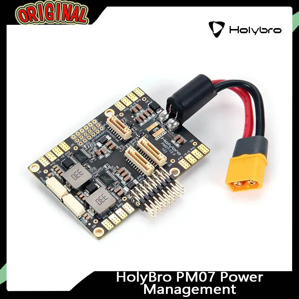 

HolyBro PM07 Power Management Module 5V UBEC 2-12S LiPo Input for Pixhawk 4 PX4 FC RC FPV Racing Drone Quadcopter