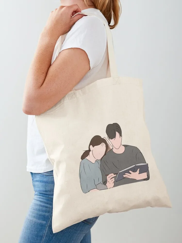 

nevertheless kdrama Tote Bag reusable shopping bag foldable reusable bag handbag tote university