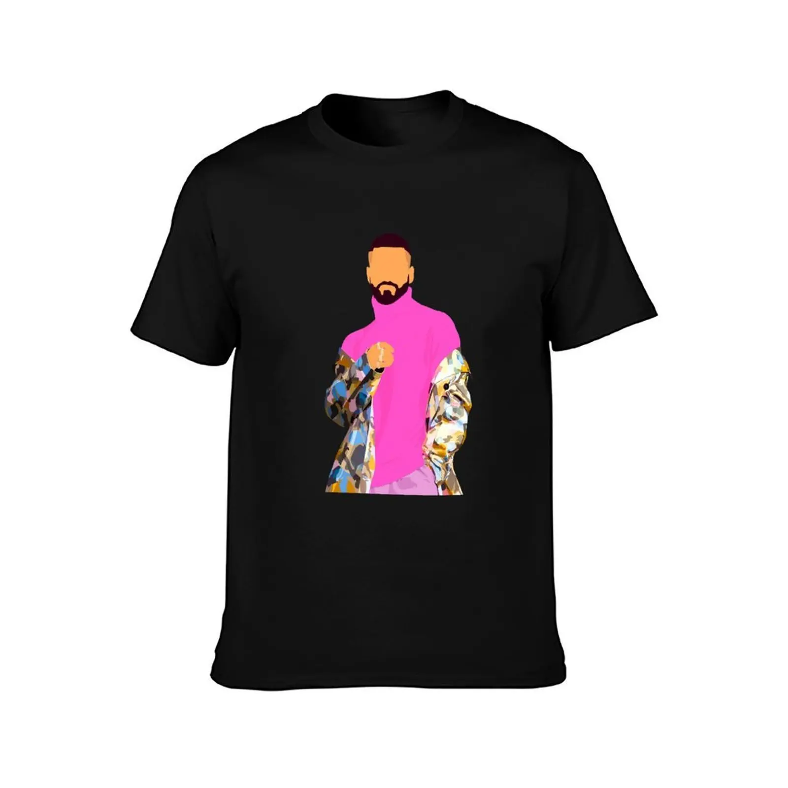Hot Pink Maluma T-Shirt Comfort Stretch Tee Shirt T-Shirt