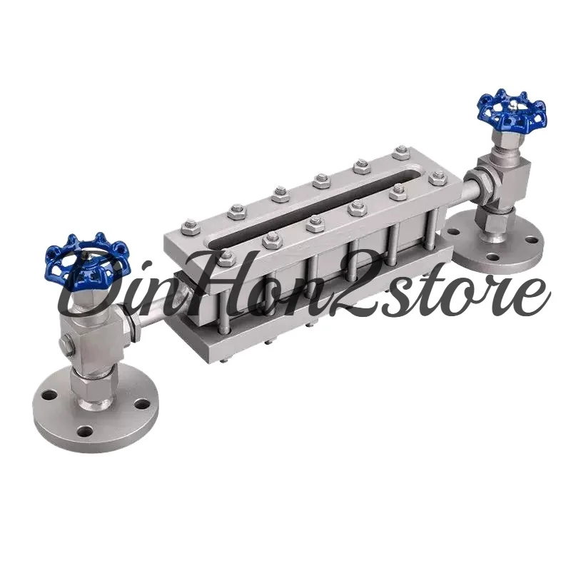 Glass plate level gauge HG5 boiler high temperature and high pressure light transmission type reflective glass plate level gauge