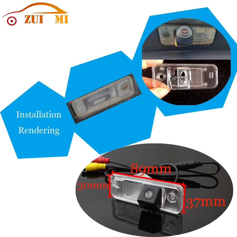 Car Reverse Rear View Camera For KIA Carens RP MK3 2012~2015 CCD Full HD Night Vision Backup Parking Camera Waterproof