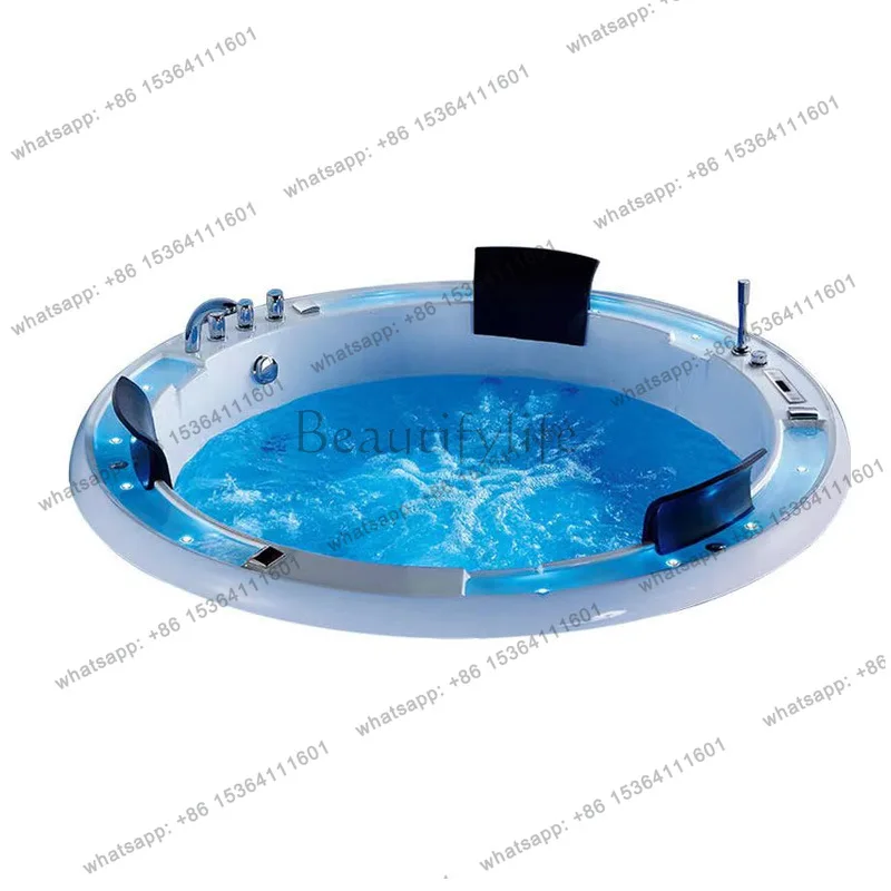 Round Embedded Massage Surf Tub Villa B & B Hotel SPA Baths Bath Smart