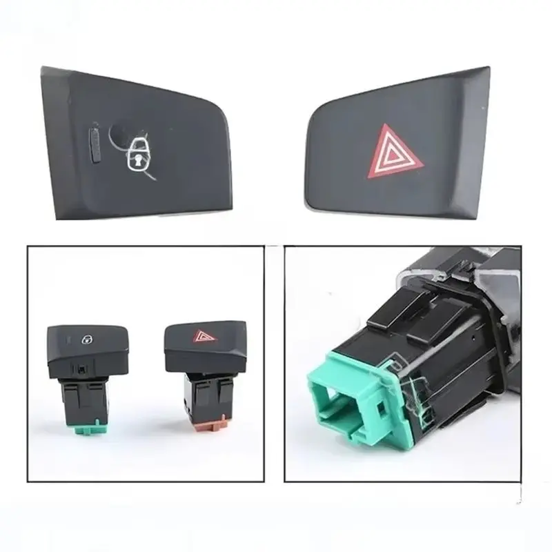 98016534ZD 98016515ZD For Peugeot 301 For Citroen Low Configuration C-Elysee Door Lock Switch Danger Signal Light