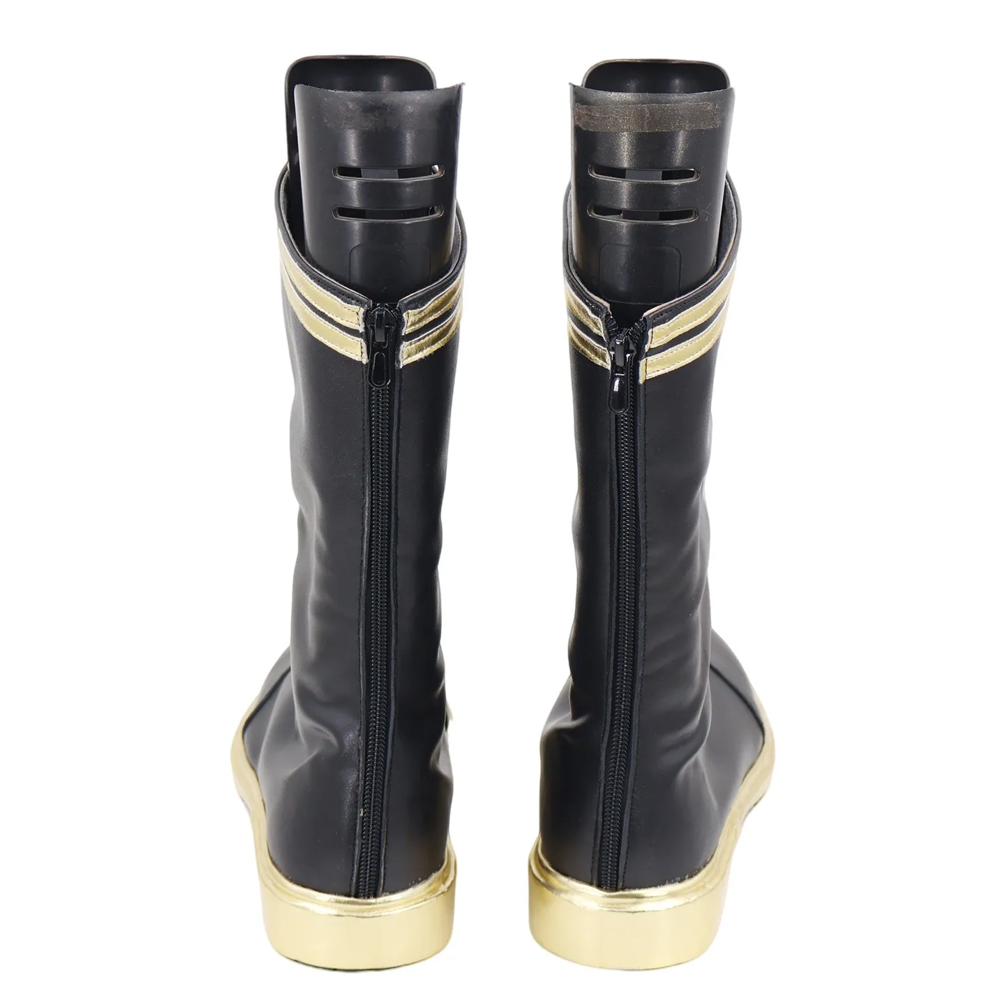 Weedy Cosplay chaussures jeu archevaliers Cosplay accessoire en cuir PU bottes noires Halloween carnaval jeu de rôle chaussures sur mesure