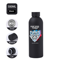 Custom LOGO  750Ml 1000ml 500ml mouth stainless steel mini thermos cupsports water bottle, men's and women's hiking pot