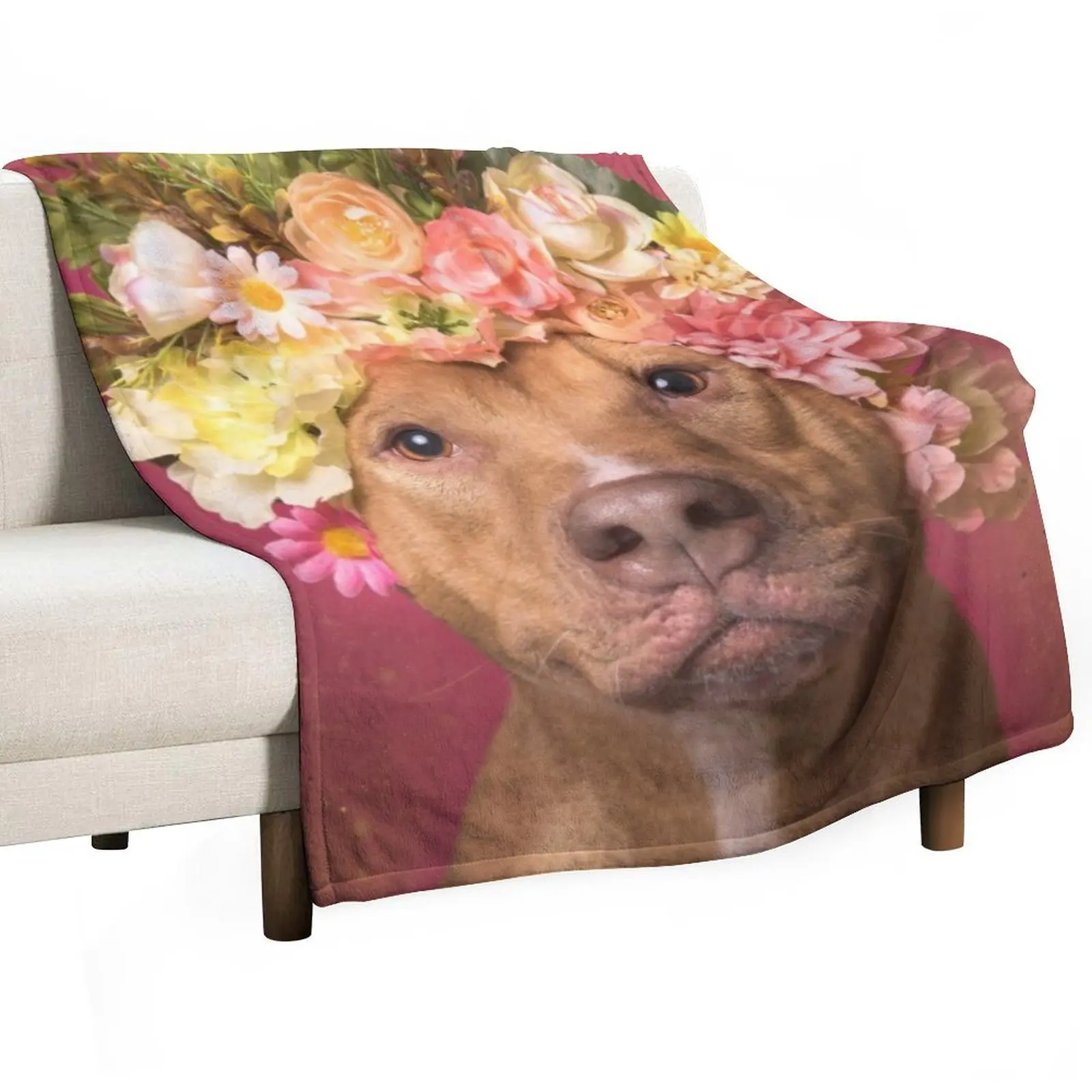 

Flower Power: Ashley Throw Blanket Nap Plush Blankets