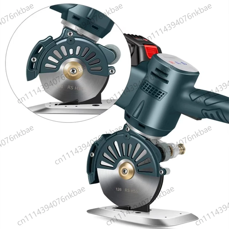 Electric Handheld Rotary Fabric Cutter, Circular Blade Electric Shears, Portable Cutting Machine for Fabric Carpet Leather