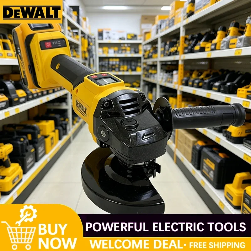 

Бесщеточная электрическая угловая шлифовальная машина DEWALT 125 мм с цифровым дисплеем для полировки металла/дерева, для инструментов с аккумулятором 18В