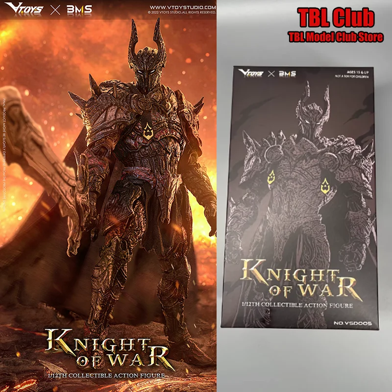

In Stock VTOYS X BMS VSD005 1/12 Scale War Knight Double Headed Carving 6-inch Full Set Action Figure Soldier Height 18.5CM
