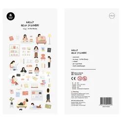 Kore ithalat orijinal Suatelier kolej kütüphane kağıt çıkartmalar Scrapbooking Diy dergisi kırtasiye Sticker sanat aralık malzemeleri