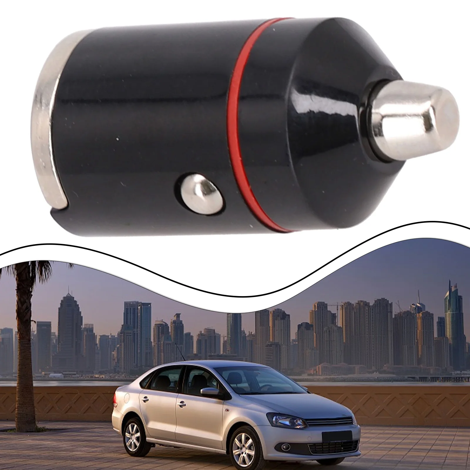 Practical Quality Useful Car Charger Adapter Replacement 1 Pc 12-24V 1pcs 1x Aluminum Alloy Black Fast Charging