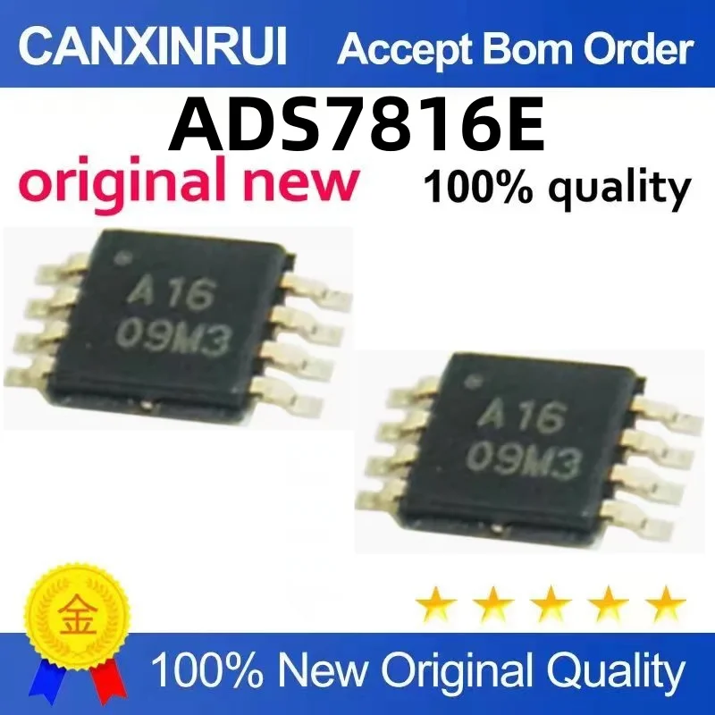 

ADS7816 ADS7816E Silk screen A16 MSOP8 SMD analog-to-digital converter chip is new