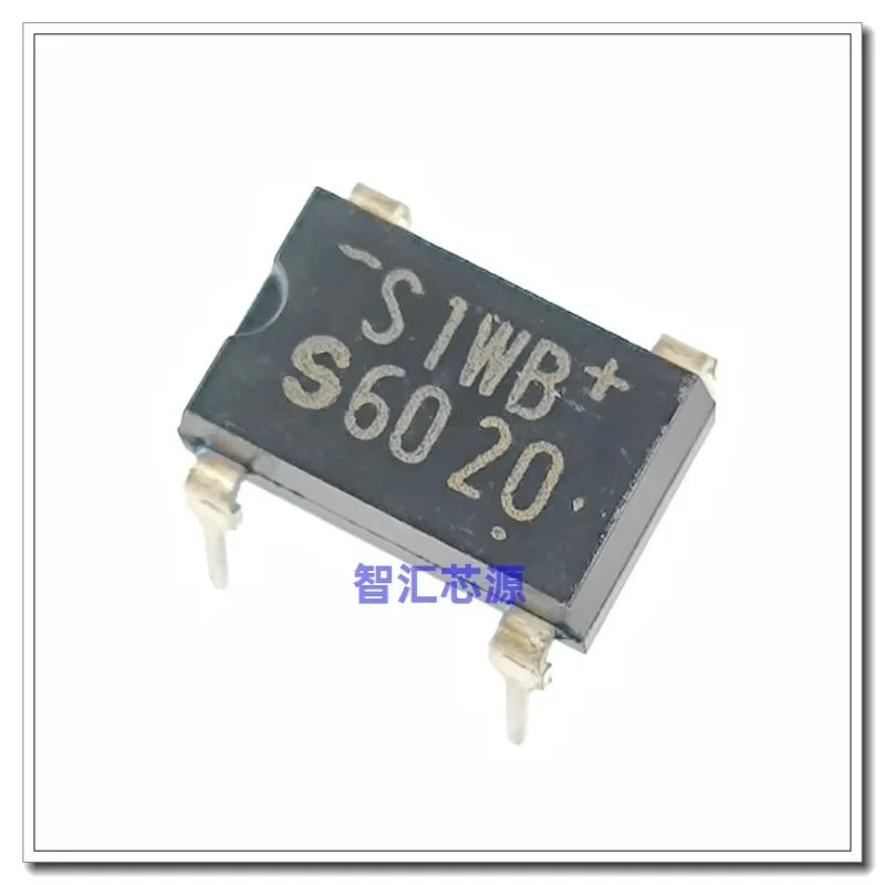 10PCS/LOT S1WBS60 S1WS6020 NEW ORIGINAL  Rectifier bridge direct insertion DIP-4 bridge rectifier brand new original equipment