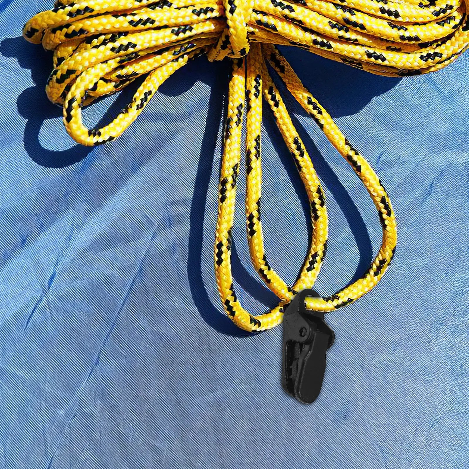 40Pcs Outdoor Tent Clamp Heavy Duty Lock Grip Windproof Tarp Clip for Camping Hiking Tent Edge Fastener Awning Canopy Tarpaulin
