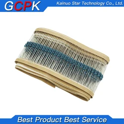 50pcs 1/2W Metal film resistor 1R~2.2M 100R 220R 330R 1K 1.5K 2.2K 3.3K 4.7K 10K 22K 47K 100K 100 220 330 1K5 2K2 3K3 4K7 ohm