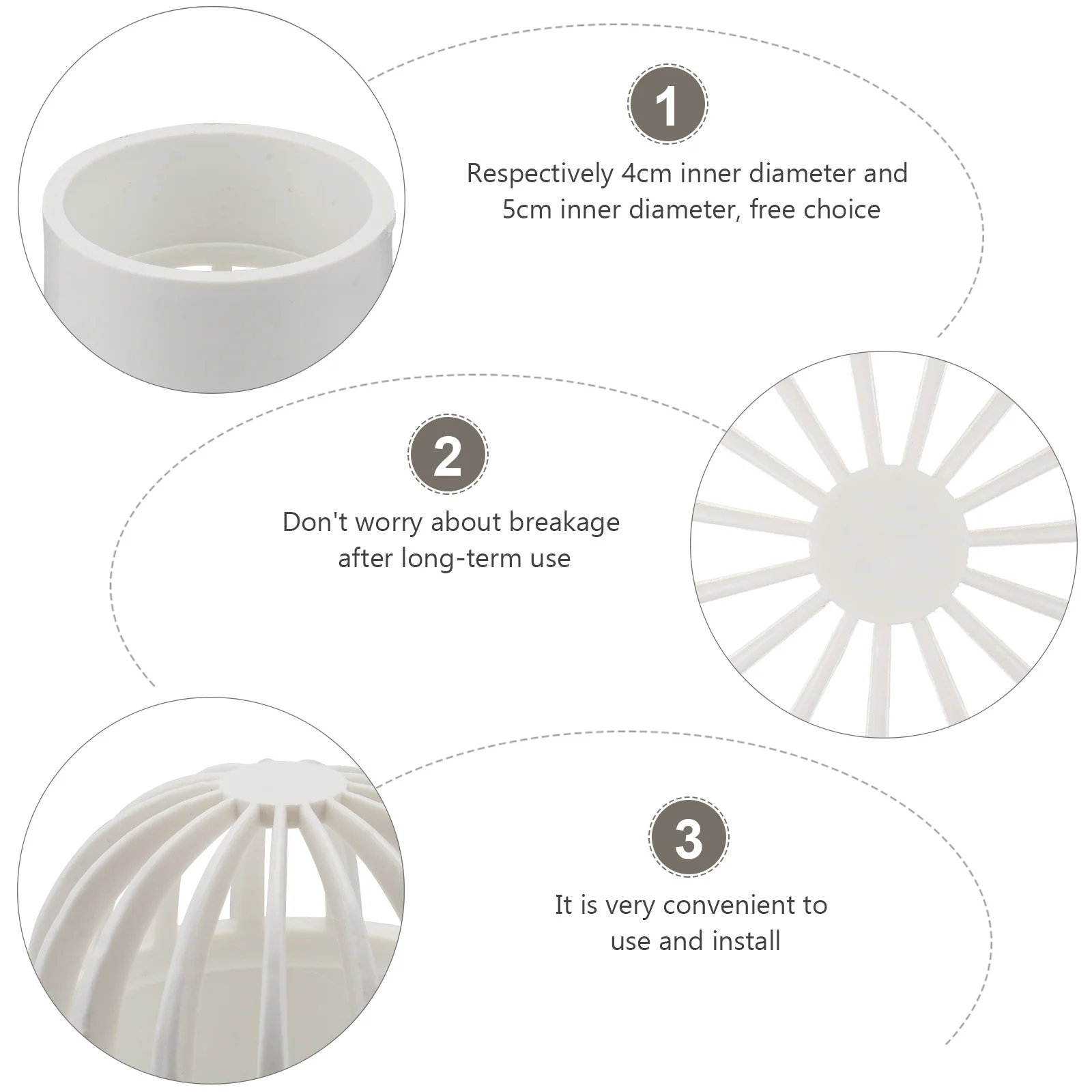 

2Pcs Fish Tank Permeable Cover Tough PVC Filter Screen Useful for Aquarium Seafood Pond Water Tank Permeable Net