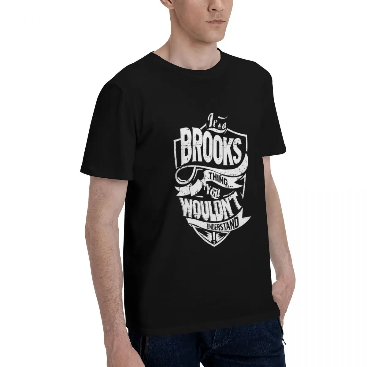 Мужская футболка Brooks It BROOKS You Wouldnt Understand Удивительная хлопковая футболка с коротким рукавом Garth Brooks Футболки с круглым вырезом