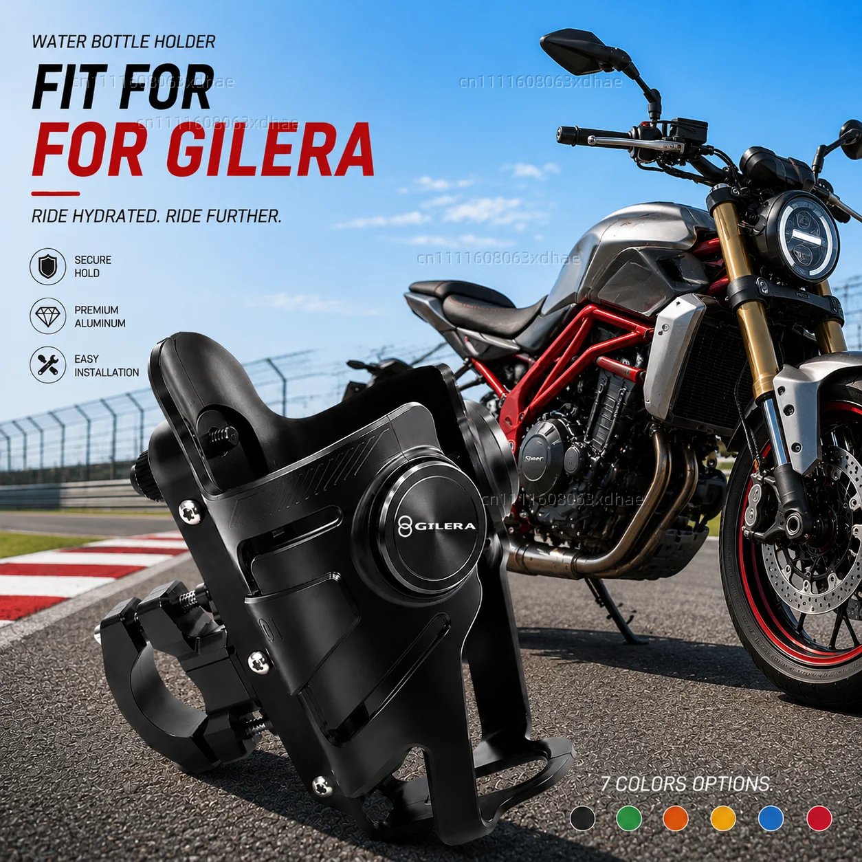 Soporte para botella de agua para motocicleta, accesorios de modificación para Gilera GP800 Fuoco Nexus 500 Runner, soporte para taza de café, bebidas y té