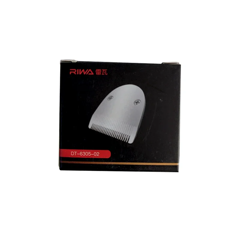 Blade Replacements for Hair Clipper RIWA RE-6305 Only, Professional Barber Trimmer Steel Cutter Head Power Cable Accessories