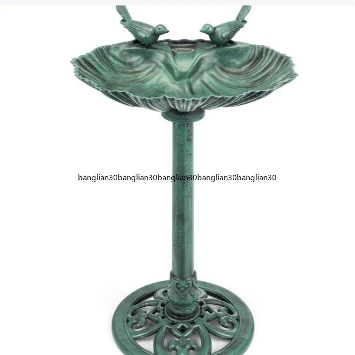 Garden Outdoor Plastic Bird Feeder, Shell Bird Bathtub, Breeding Box