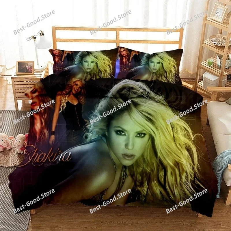 Singer Shakira Bedding Sets Exquisite Bed Supplies Set Duvet Cover Comforter Set Bedding Set Luxury Birthday Gift Home Textiles