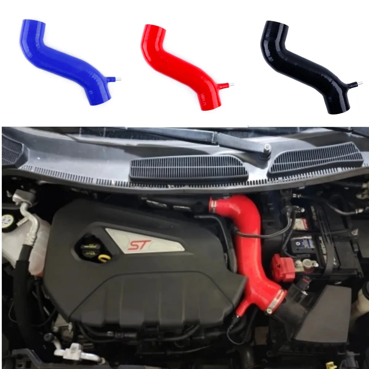 

Для Ford Fiesta ST ST180 1.6T MK7 Eco Boost силиконовый комплект индукционных впускных шлангов