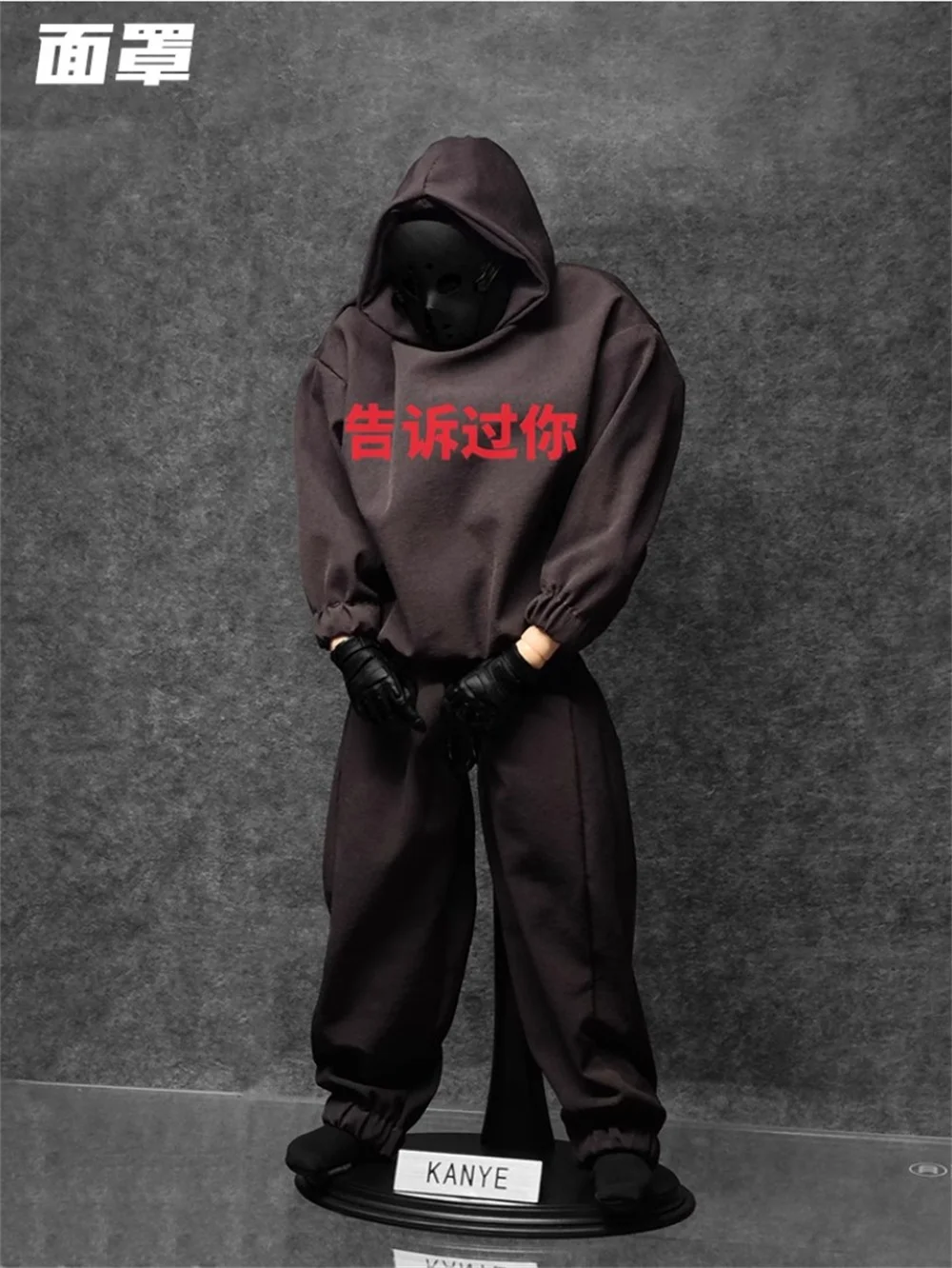 Meilleure vente 1/6ème homme soldat figurine KANYE ensemble complet poupée chanteur rappeur mobile figurine cadeau pour les Fans recueillir