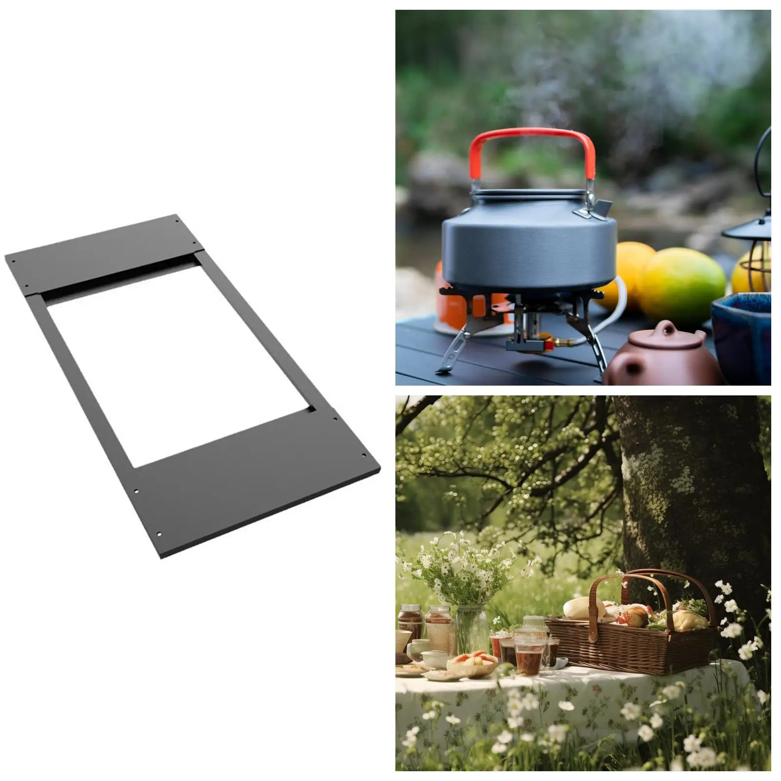 

Igt Grill Frame Barbecue for Rolls Table Professional Heat Insulation Frame for