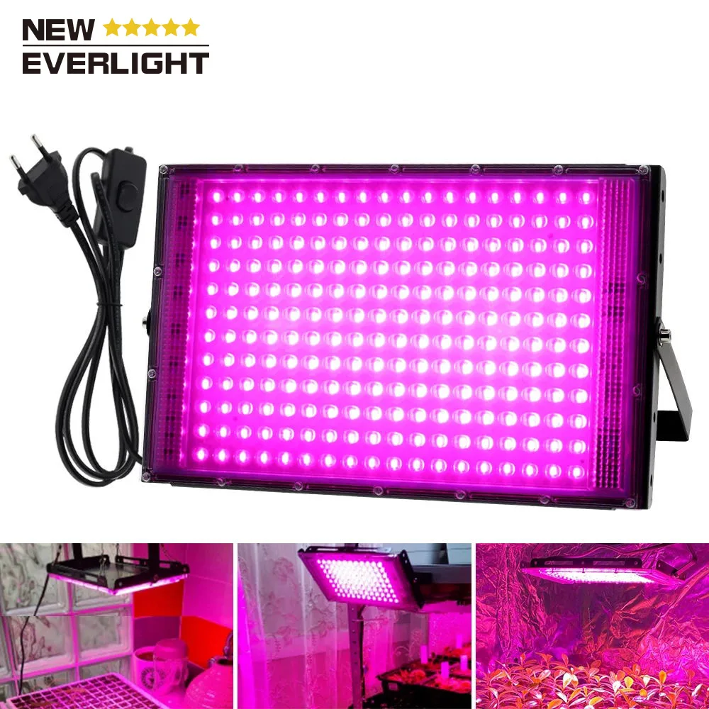 2025 NEW 50W-300W LED Full-spectrum Plant Light for Seedlings Succulent Fill Light Full-band Plant Growing Lamps Pink Light Hot