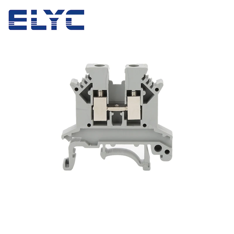 100Pcs UK 2.5 Cable Connector 2.5B Screw Connection Termin 2.5mm² Wire Electrical Connector Din Rail Terminal Block UK2.5B