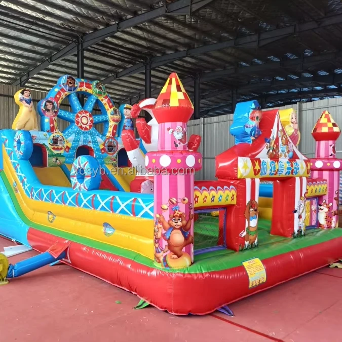 

Unisex PVC Inflatable Jump Castle Inflatable Slide Jumper Bouncy Jump Castle Repair Kits Blower For Kids