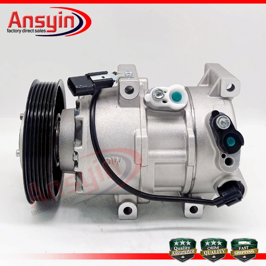 DVE12 AC AIR CONDITIONING COMPRESSOR For KIA RIO III 2011 2012 2013 2014 2015 2016 2017 1E39E01700 1E39E-01700