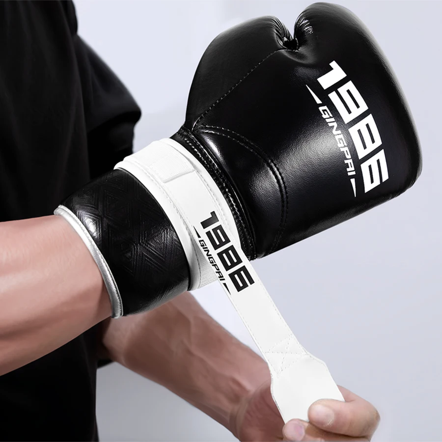 Self-adhesive Strap For Boxing Gloves Lace Up Converter Sports Martial Arts Kickboxing Adults Fixed Wrist Auxiliary Glove Lacing