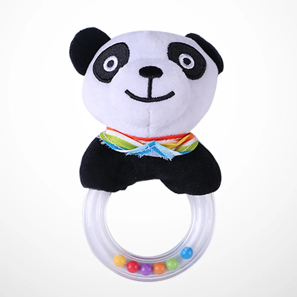 Mão vara bebê dos desenhos animados animal mordedor anel brinquedos para bebês
