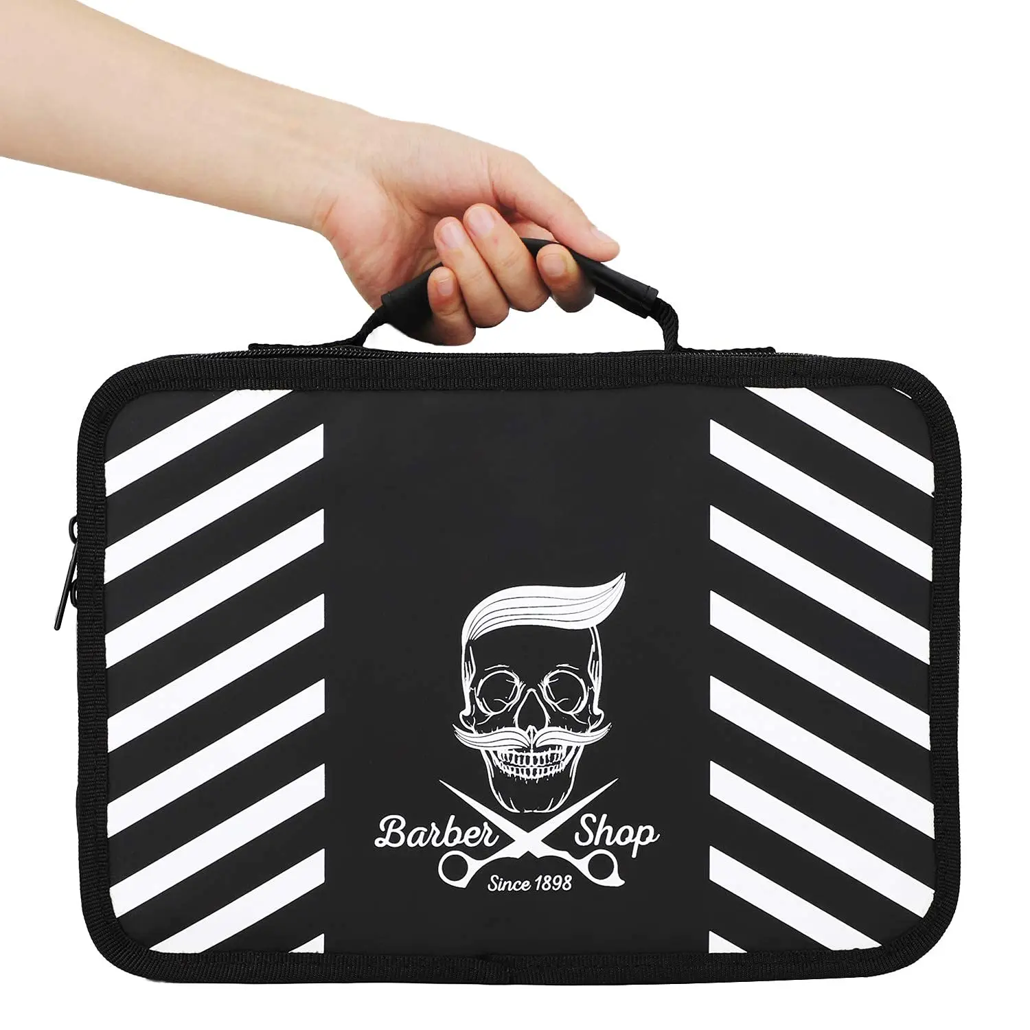 Friseur Werkzeuge Lagerung Tasche Haarschnitt Schere Koffer Multifunktions Organizer Clipper Kämme Große Kapazität Fall Styling Werkzeuge – Detail 33