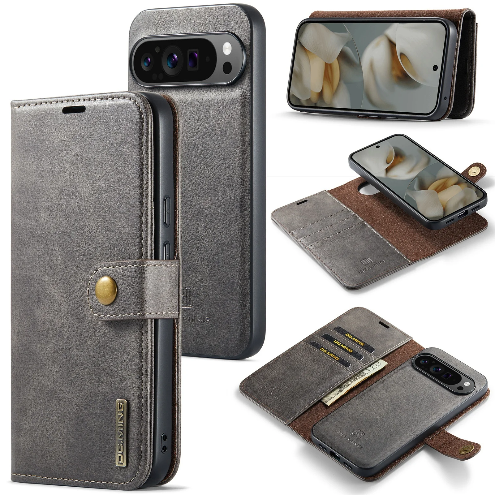 Google Pixel 9 - Premium Flip Leather Wallet Phone Case