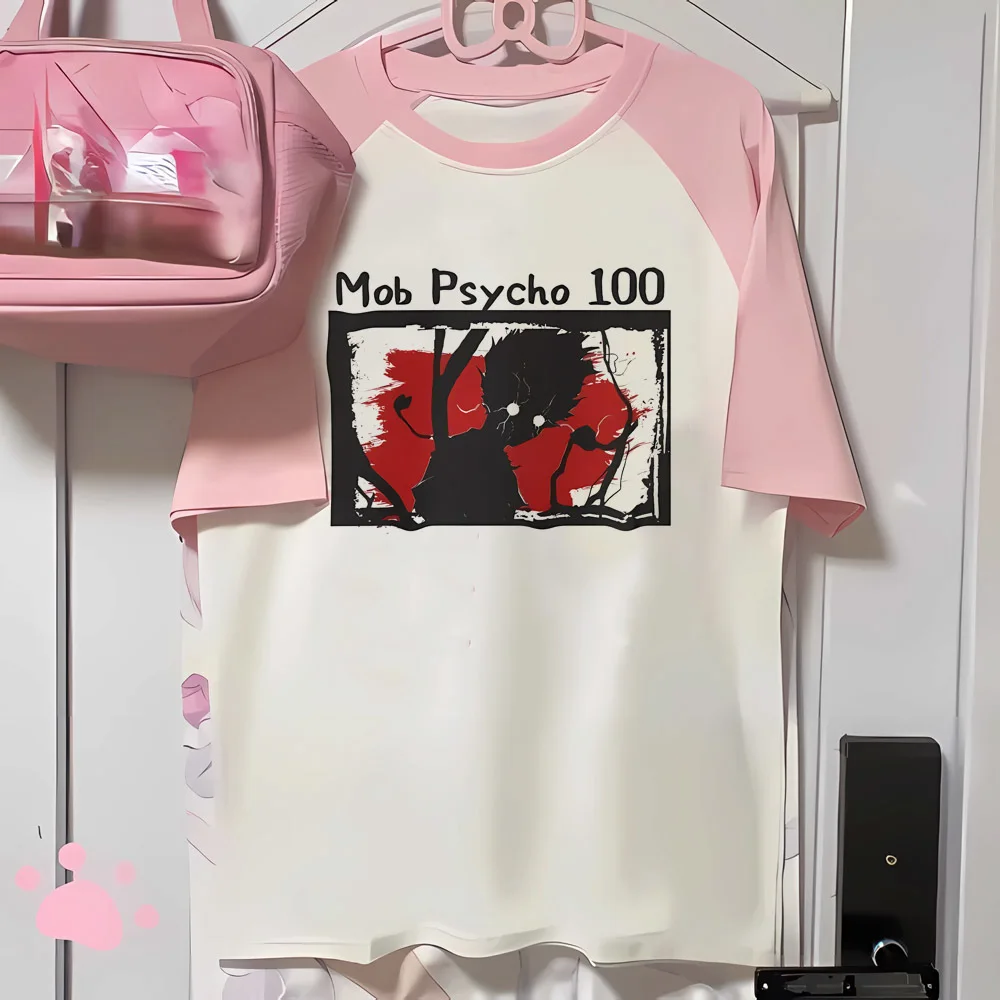 Mob Psycho 100 t-shirt girl streetwear scene  cutecore tshirt gyaru kawaii jojifuku harajuku view 3