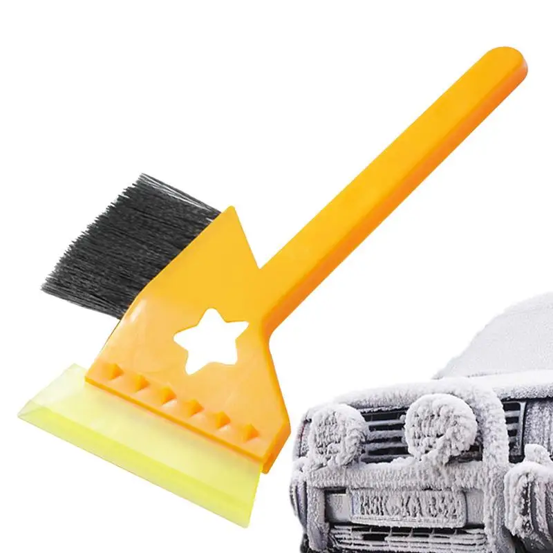 

Car Windshield Ice Scraper Snow Removal Brush Auto Windscreen Ice Scraper Sweeping Brush Car Window Snow Shovel Frost Removal