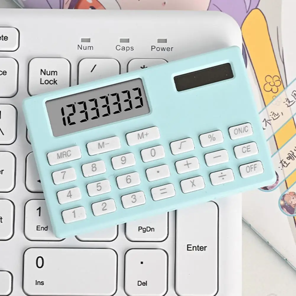 Portable Pocket Calculator 8-digit Large Display Quick Key Response Desktop Work Calculator Office Home Business Calculator