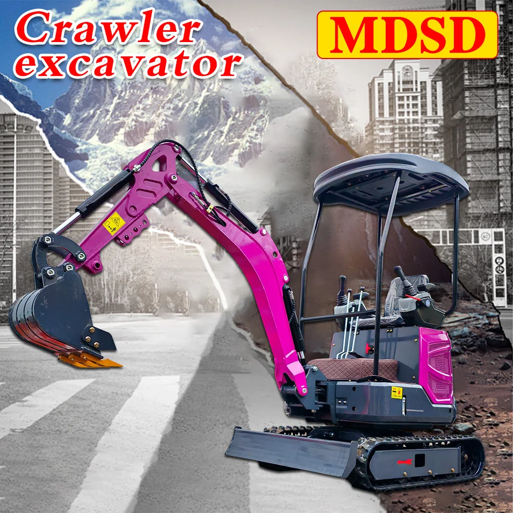 سعر مخفض حفارة صغيرة 1.2 طن زاحف هيدروليكي 2 طن حفار صغير مناسب لسيناريوهات مختلفة بيع حفارة صغيرة