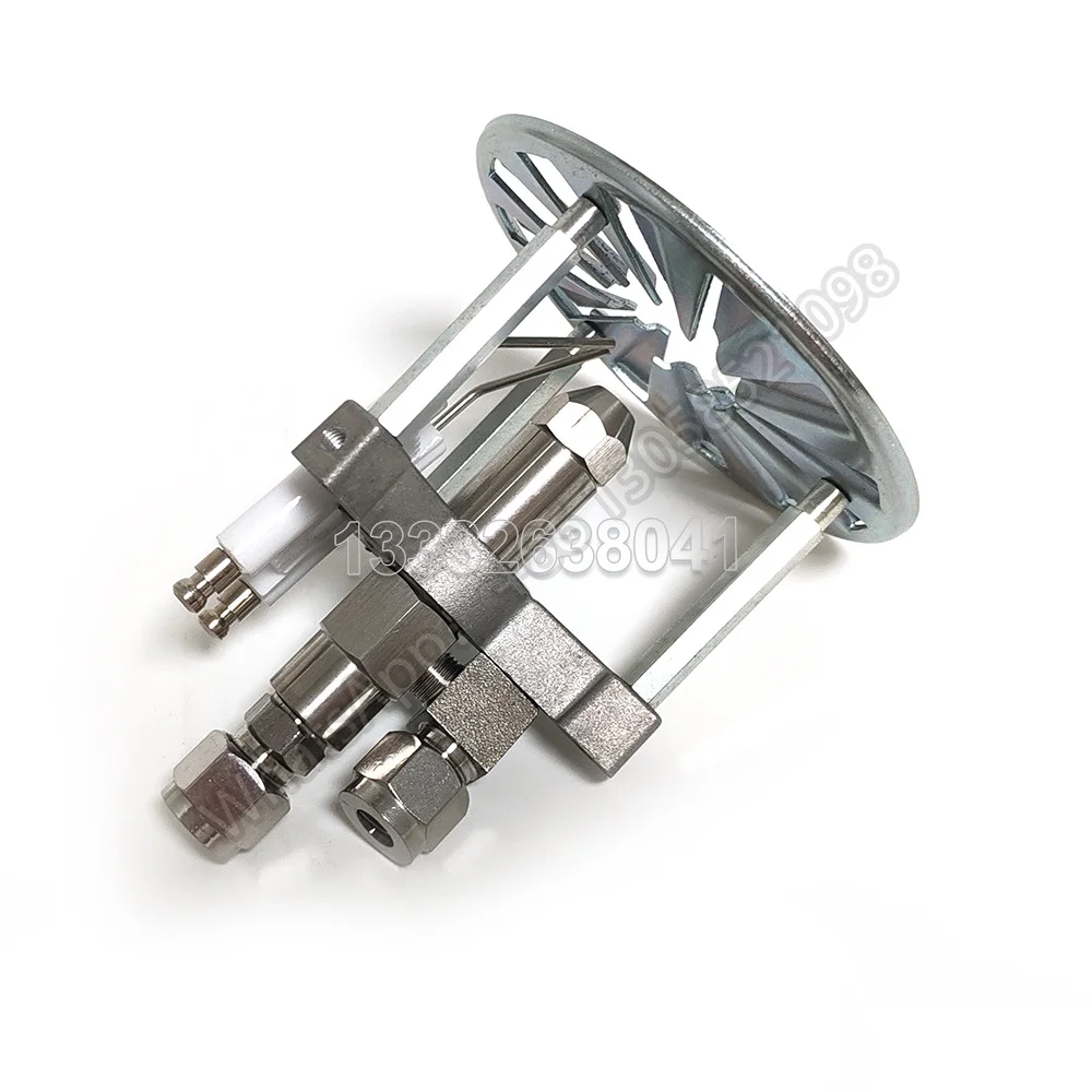 1pc Waste Oil Burner Nozzle Siphon Cone Spray Jet Diesel Heavy Oil Injection Air Atomizing Nozzle Boiler Combustion