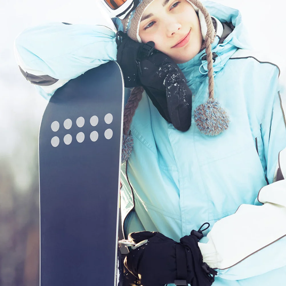 

20pcs Silicone Snowboard Stomping Pads Non-Slip Adhesive Spike Foot Grips Winter Sports Accessories Anti-Slip Ski Board Grip