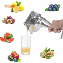 Manual Aluminum Alloy Hand Pressure Juicer Squeezer Pomegranate Orange Lemon Sugar Cane Fresh Juice Fruit Press Juicer Equipment