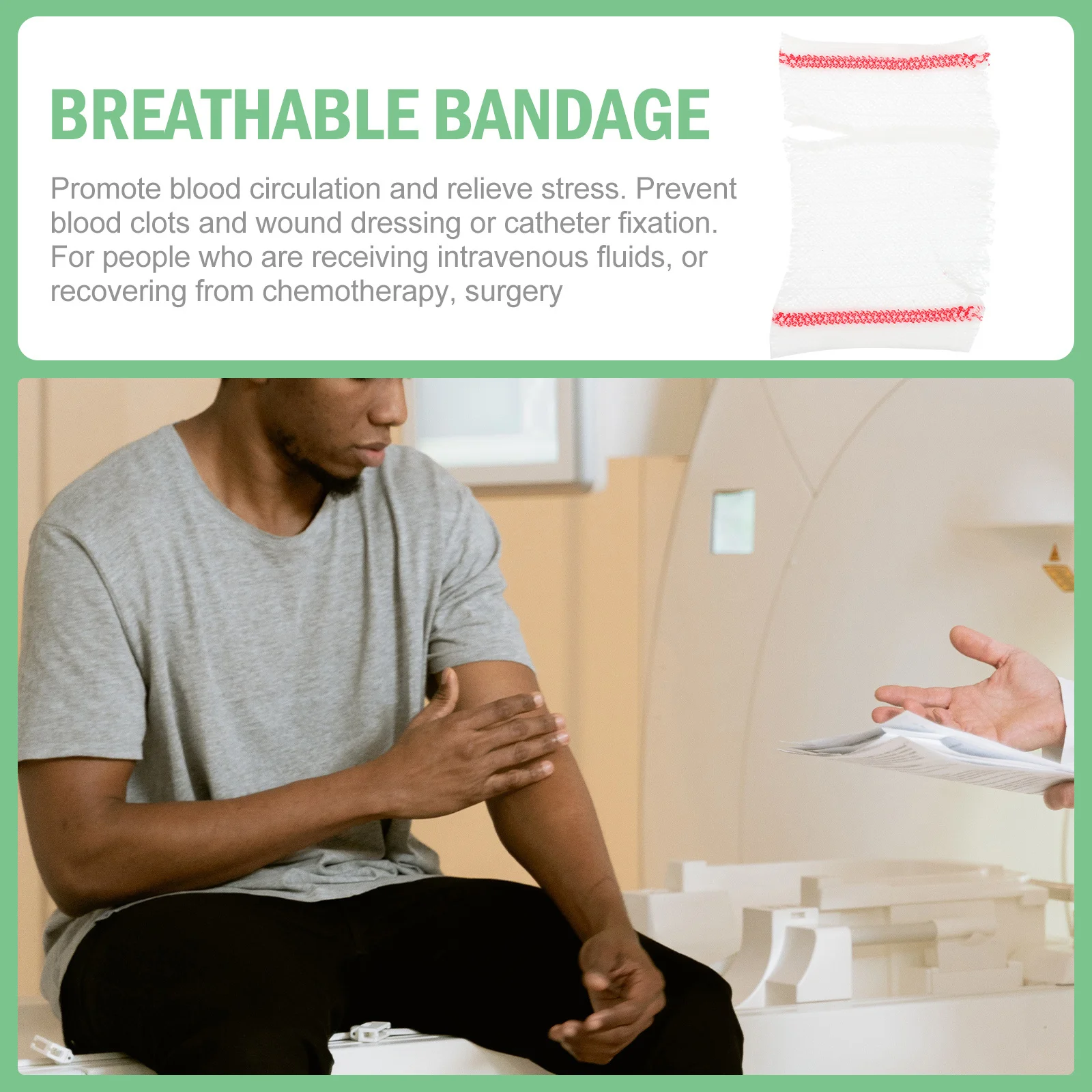 التمريض كم شبكة تنفس أنبوب الكفة الثابتة ل Picc القسطرة غطاء للذراع دعم الرعاية الصحية #2