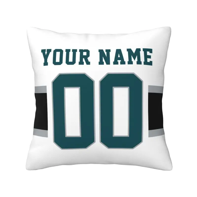 Custom Philadelphia Name & Number Football Personalized Pillowcase, Football Gifts for Football Fan Son Grandson Friend Coworker