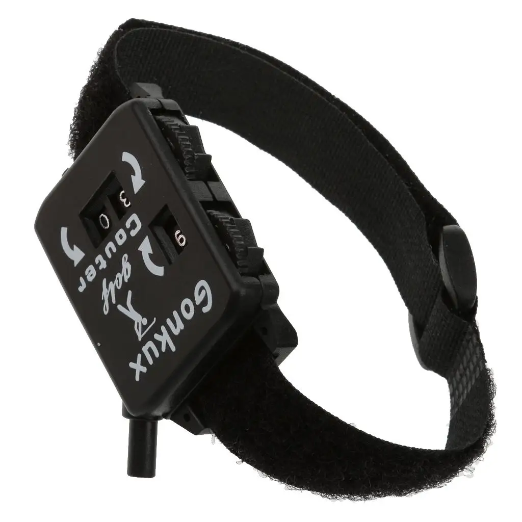 Golf Score Counter Lightweight Golf Stroke Calculator Wearable Golf Counting Device for Golf Bag and Wrist