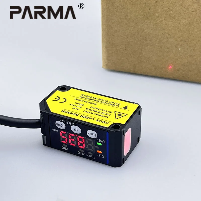 

Laser displacement sensor, high-precision switch quantity distance sensor, voltage and current, wire material is bendable