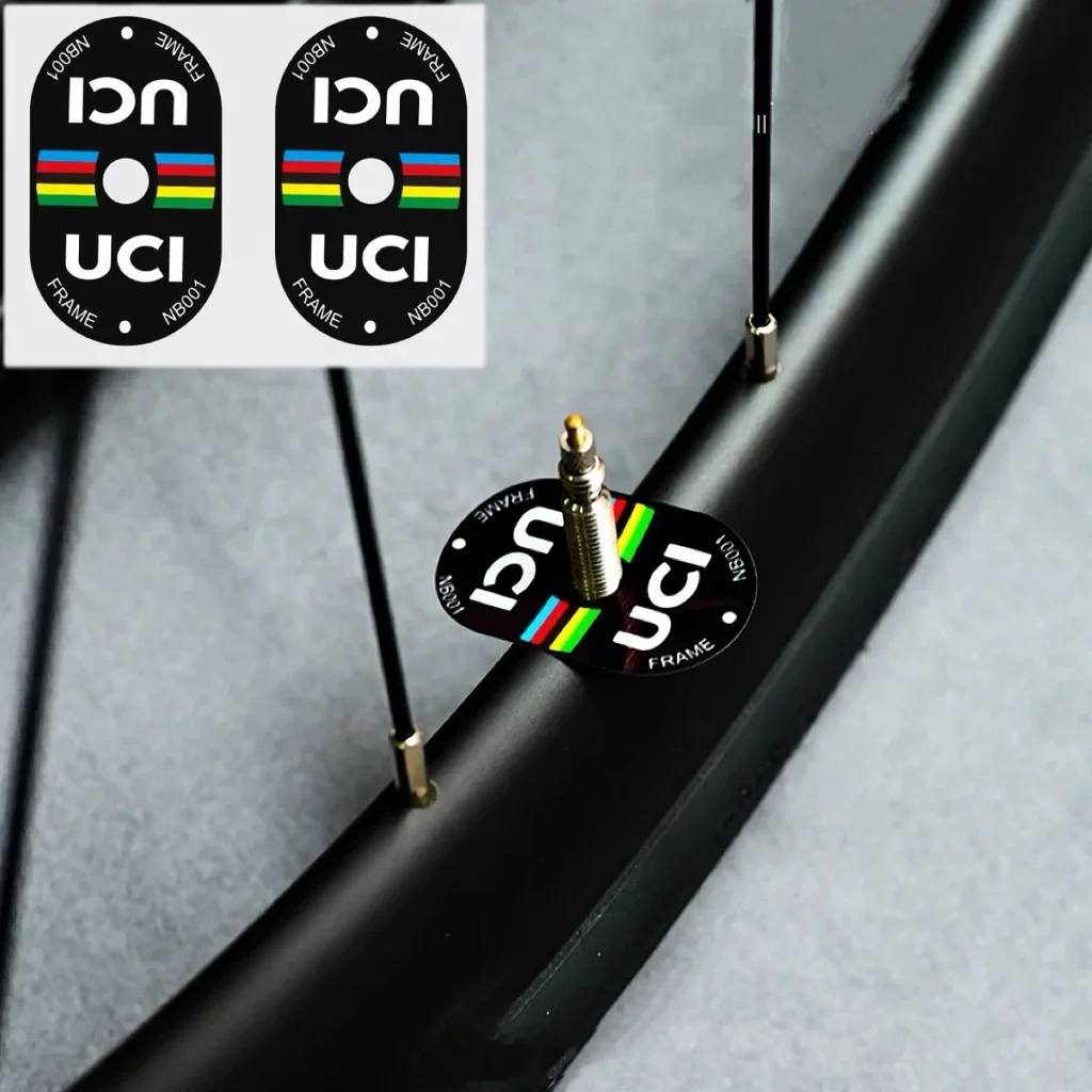 

2D flat stickers, a set of personalized and creative modified car stickers U-C-I certified air nozzle stickers, bicycle road car