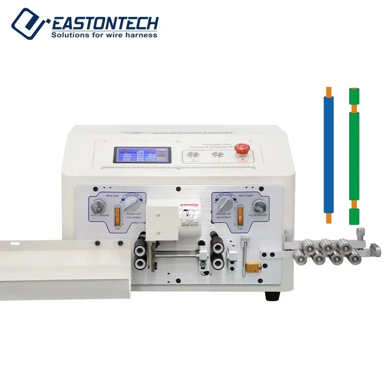 Automatic 4-Wire Cutting Stripping Machine EW-3320 Single Wire 0.1-2.5mm² Four-wire Cable Stripper